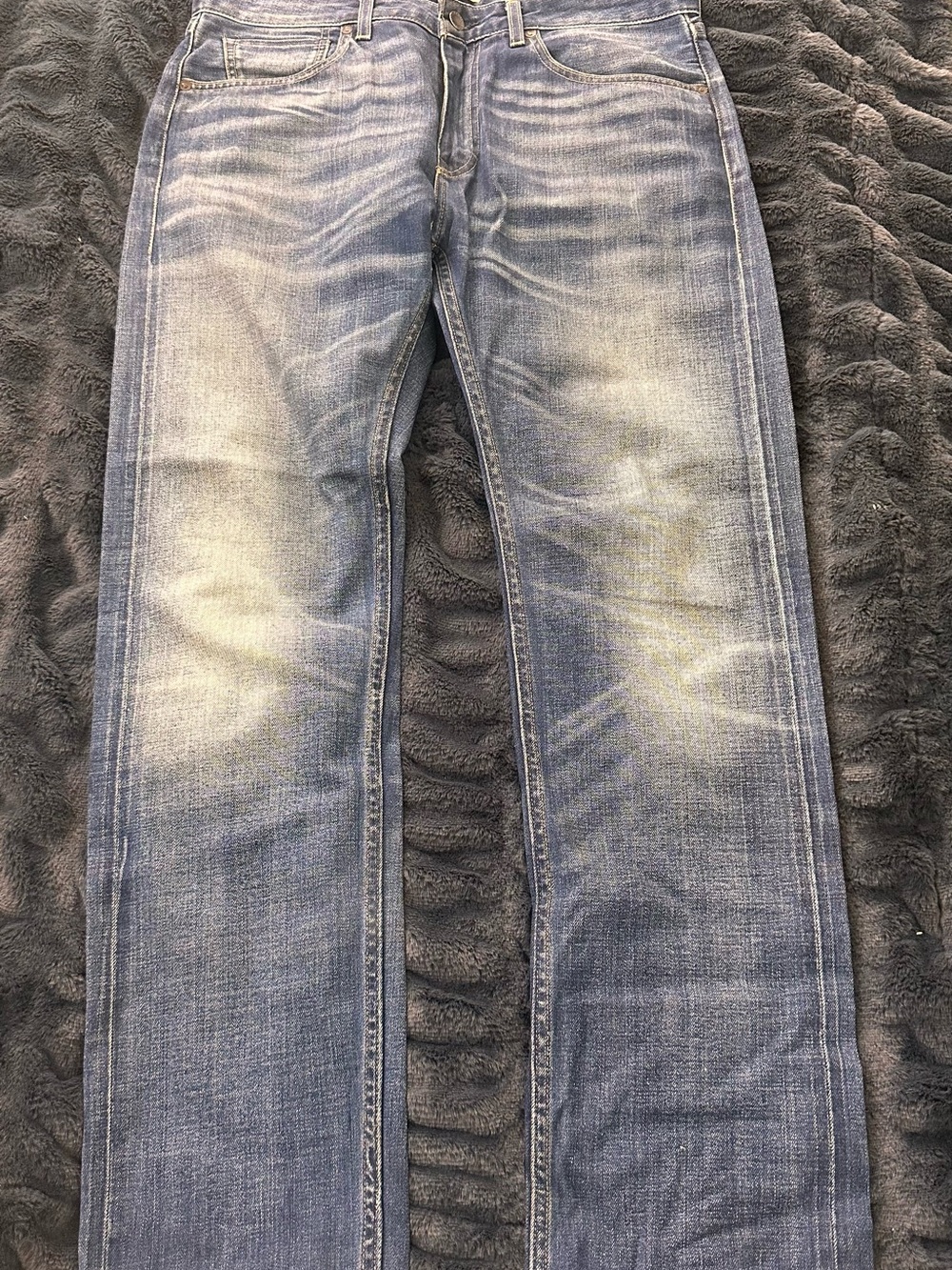 Levi's Light Wash Slim Straight Jeans